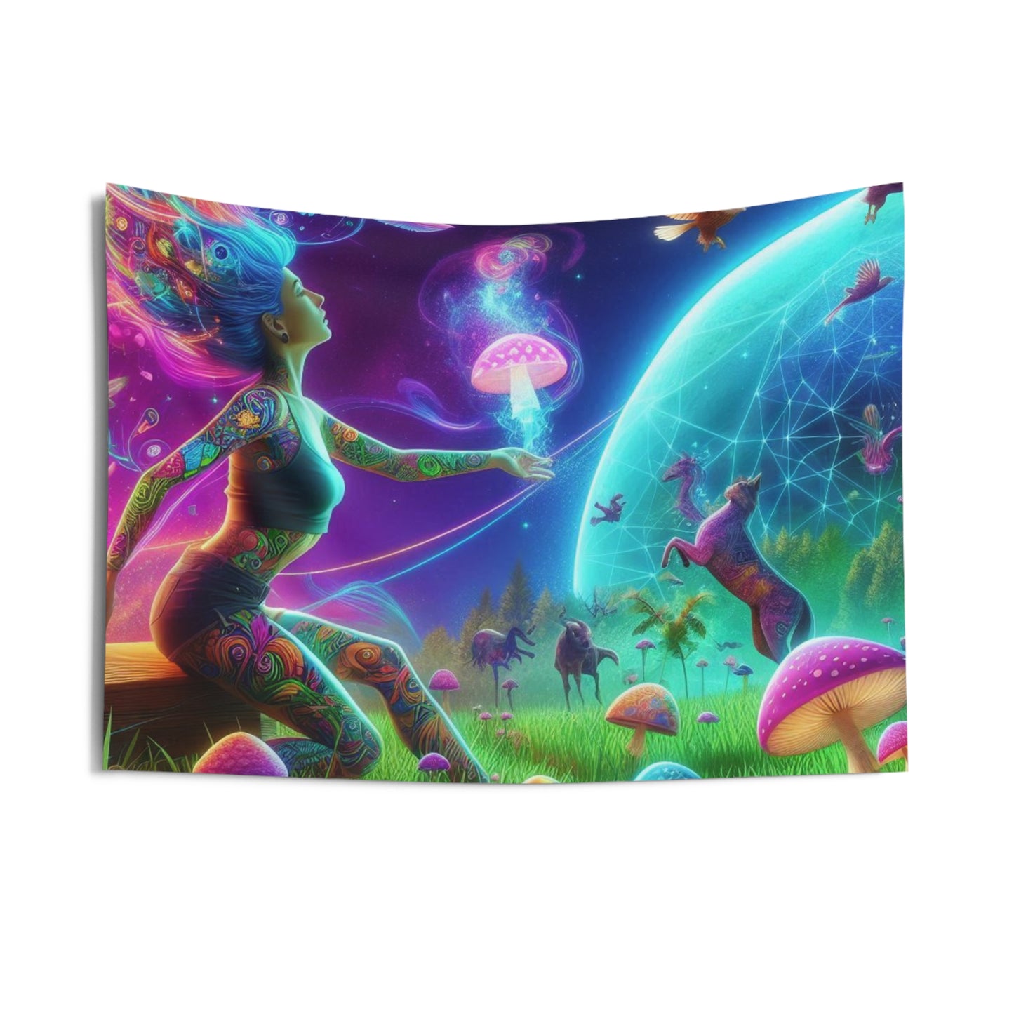 Astral Realms Tapestry