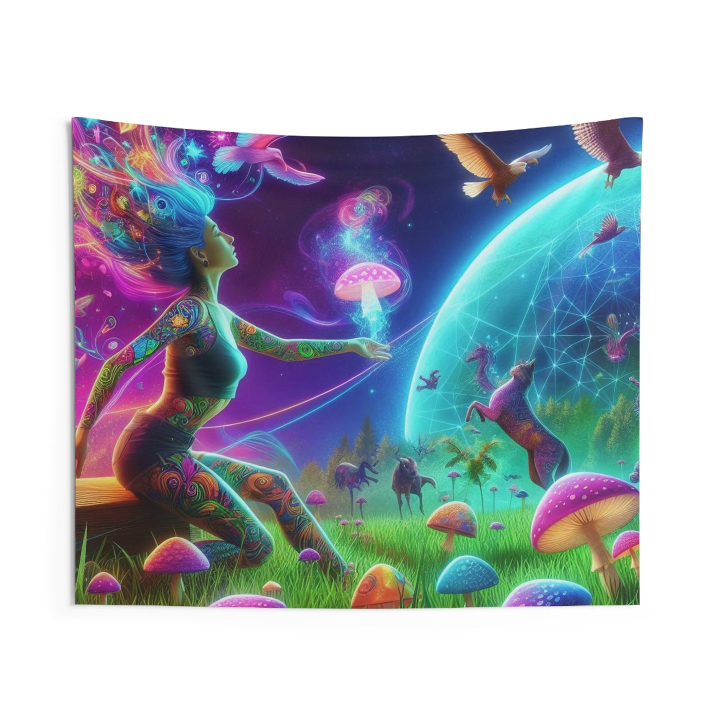Astral Realms Tapestry