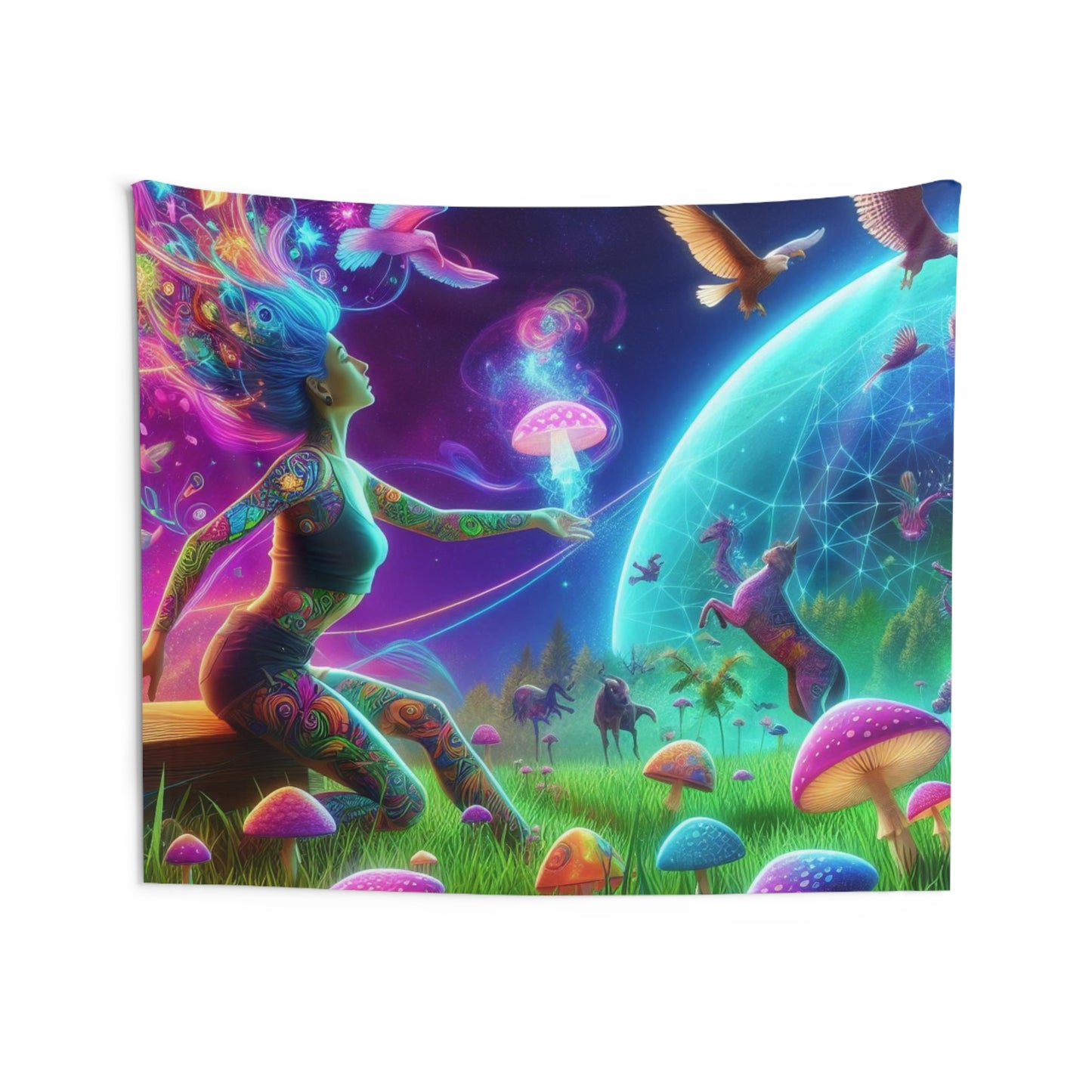 Astral Realms Tapestry