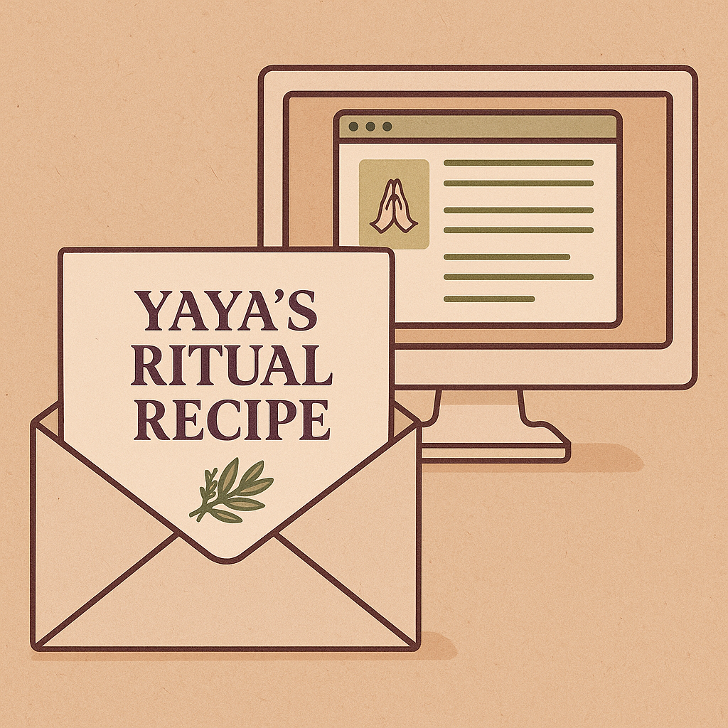 🔮 YAYA’s Ritual Recipe