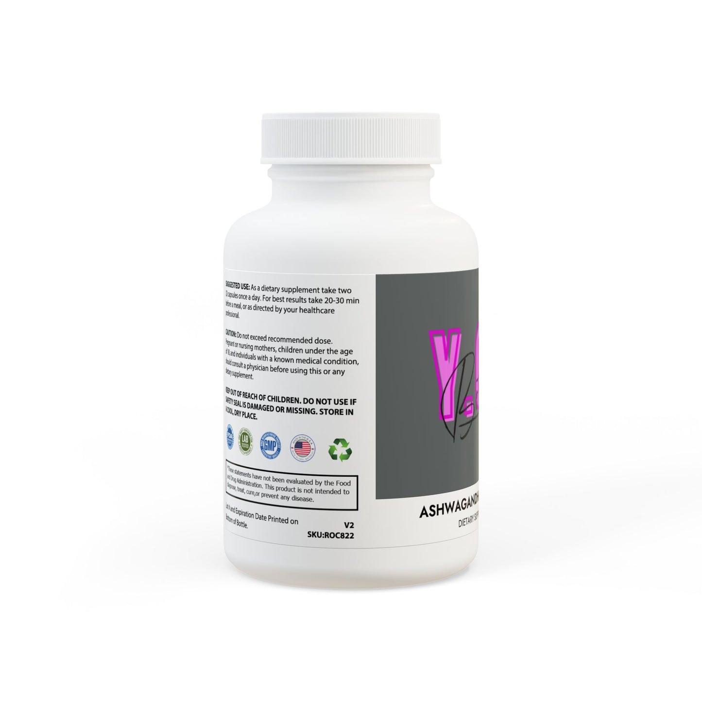 Ashwagandha and Black Pepper Supplement (60 capsules)