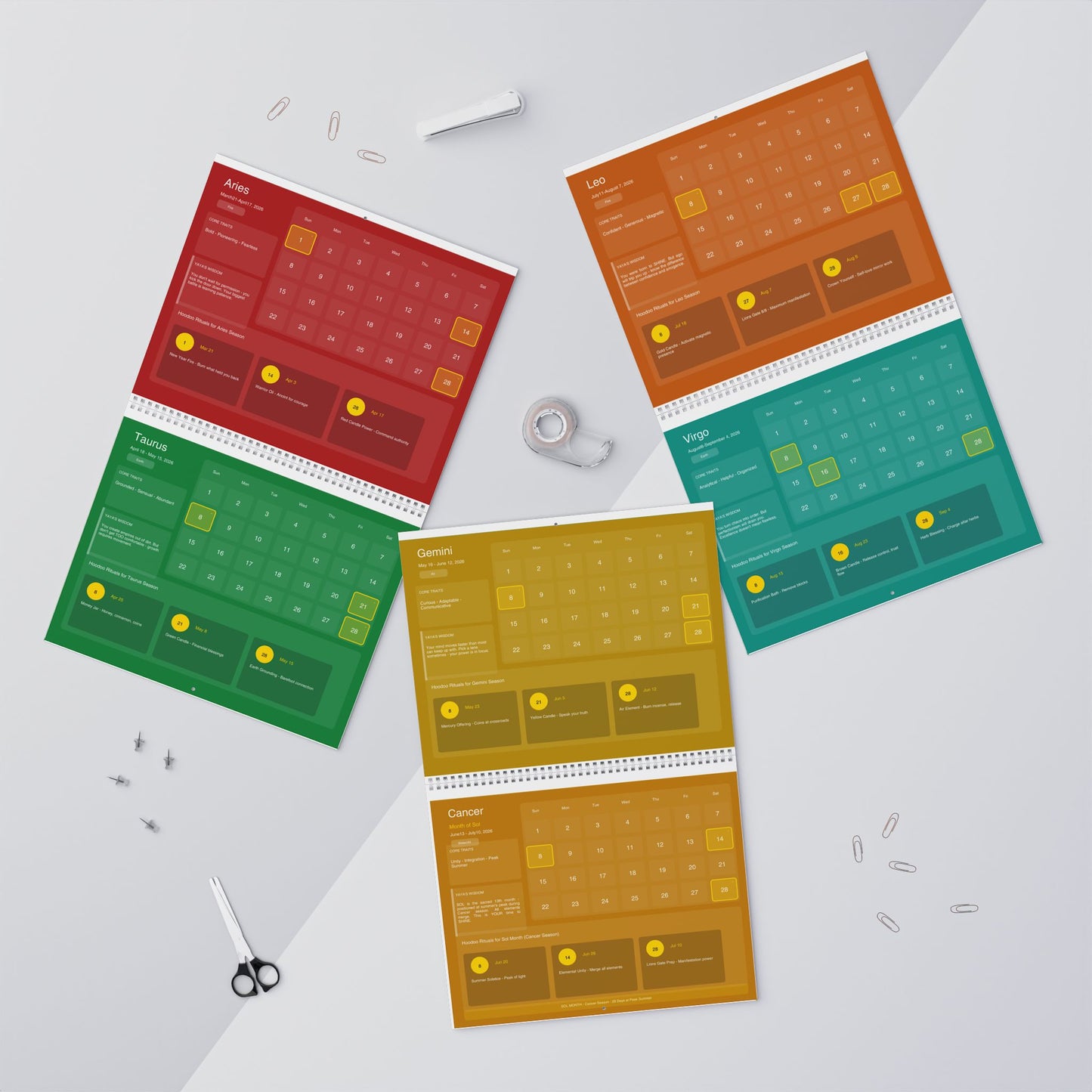 Eternal Orbit - 13 Month Calendar 2026