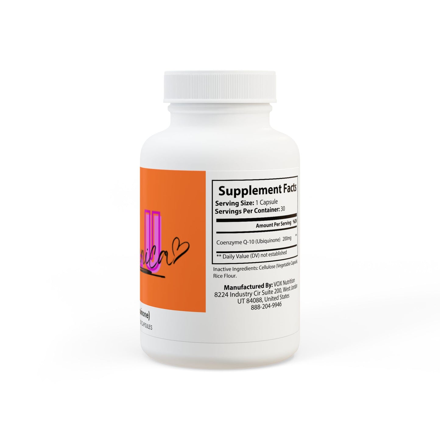 CoQ10 (Ubiquinone) Supplement (30 Capsules)