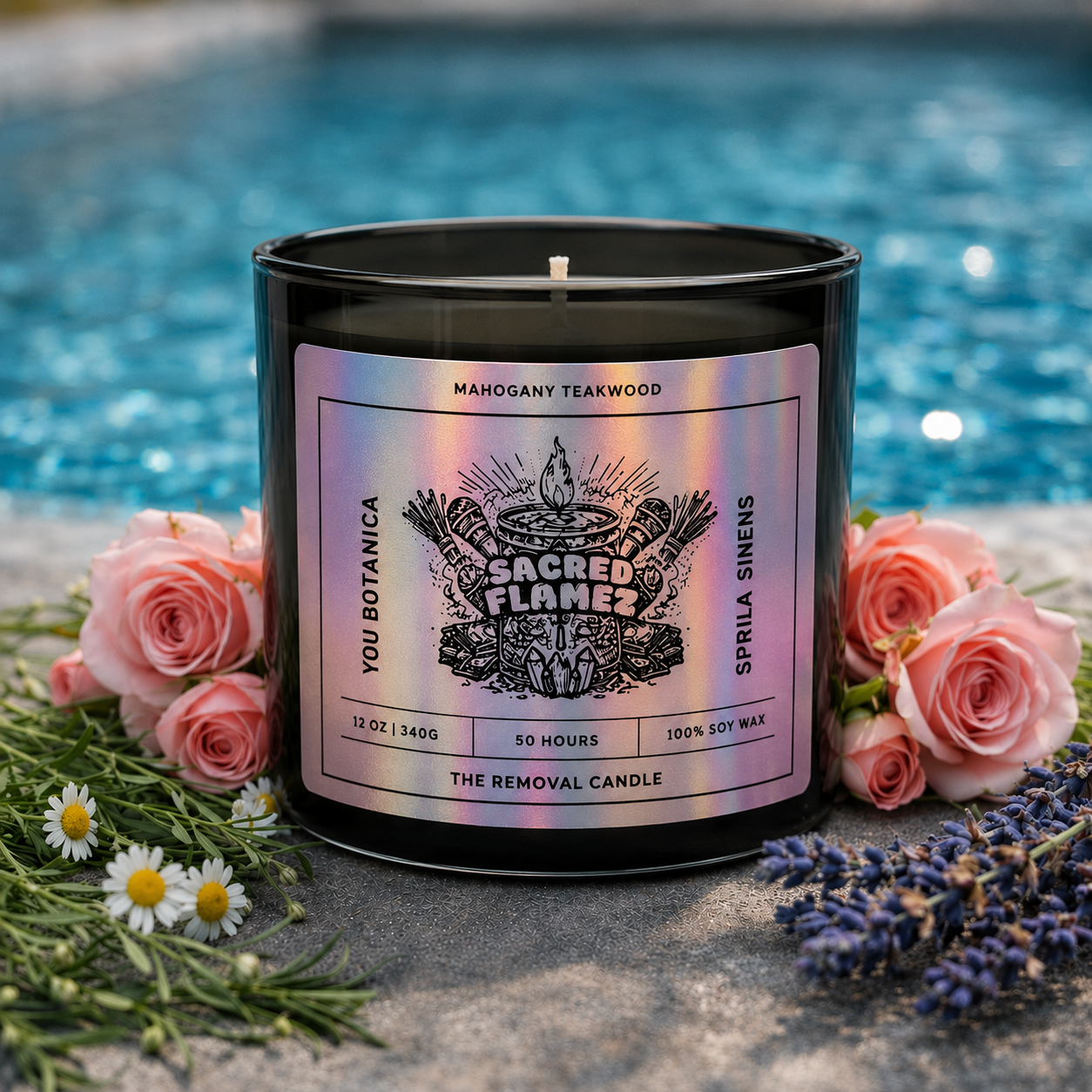 🖤 The Removal Candle - 12oz Black Candle