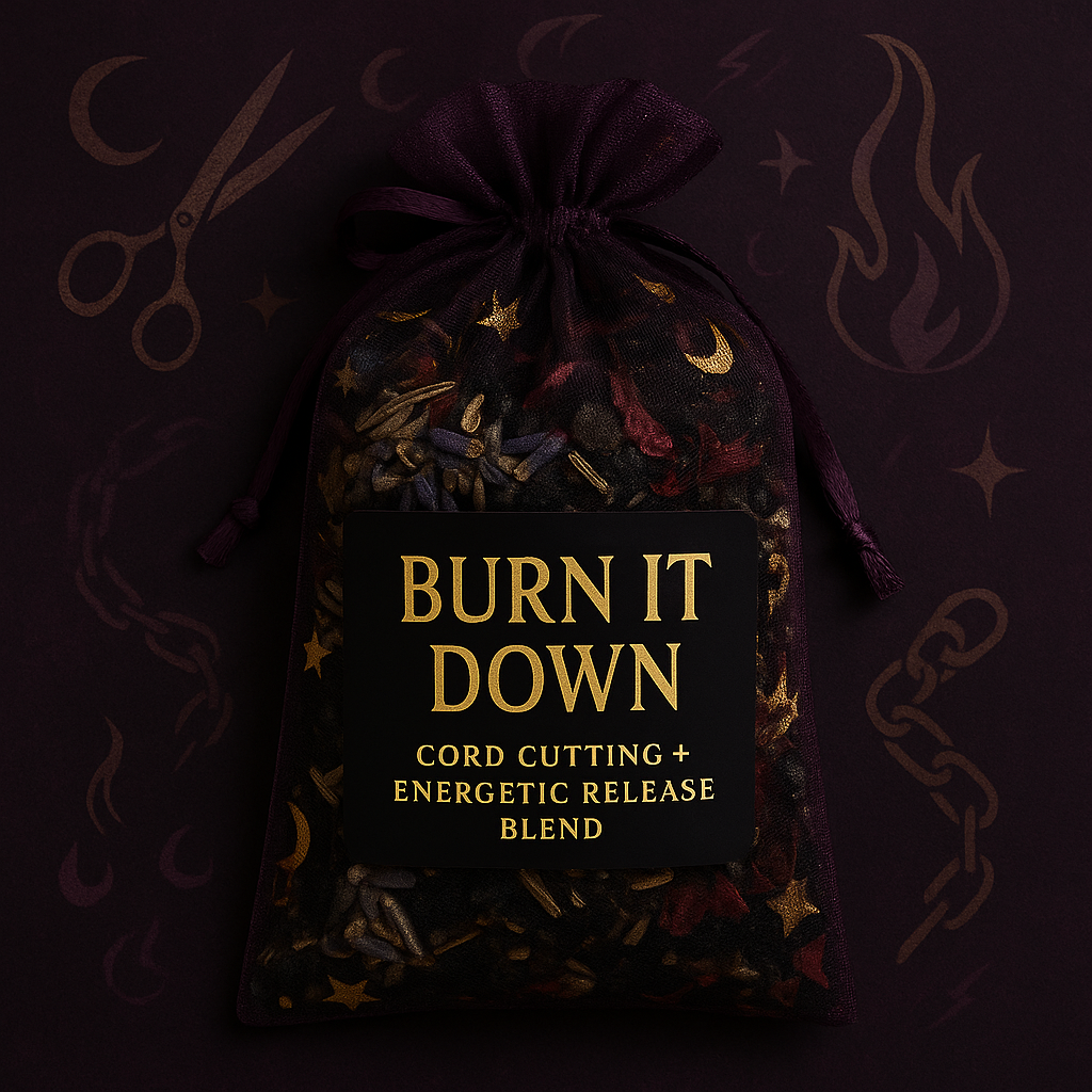Burn It Down – Cord Cutting + Energetic Release Blend