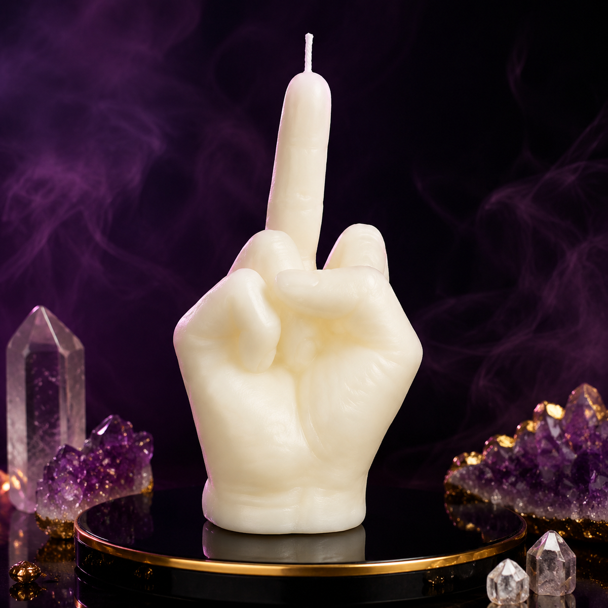 Zero F*cks Given Candle